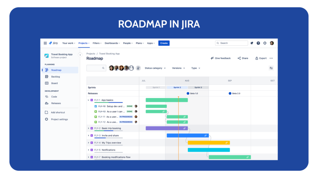 Roadmap for Jira